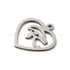 Non-Tarnish 201 Stainless Steel Pendants&nbsp;STAS-E206-06P-03