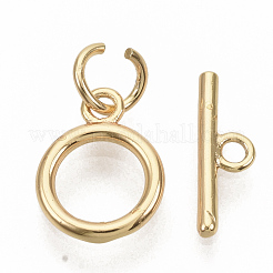 Brass Toggle Clasps&nbsp;KK-T051-25G-NF