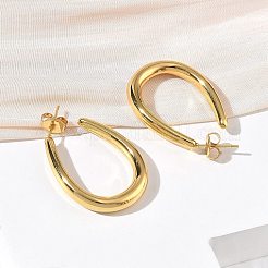 304 Stainless Steel Stud Earrings&nbsp;SA-CBA46AF-16G