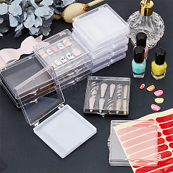 21pcs Transparent Plastics Hand-wearing Armor Storage Case&nbsp;CON-GL0001-05