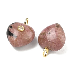 Natural Rhodonite Pendants&nbsp;G-B180-03G-06