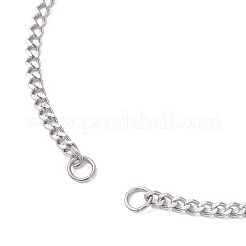 2.5MM 304 Stainless Steel Curb Chain Bracelet Making&nbsp;AJEW-JB01453