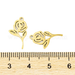 5Pcs 201 Stainless Steel Pendants&nbsp;STAS-M056-06G
