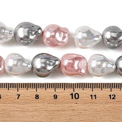 Electroplated Glass Beads Strands&nbsp;GLAA-Z013-01A-05