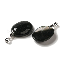 Natural Moss Agate Pendants&nbsp;G-Z055-03P-08