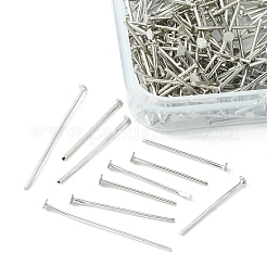 400Pcs 4 Styles Iron Flat Head Pins&nbsp;IFIN-FS0001-19