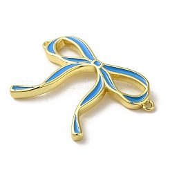 Brass Enamel Connector Charms&nbsp;KK-D098-01G-01
