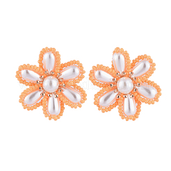Brass Clip-on Earring&nbsp;EJEW-JE04139