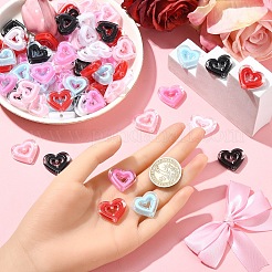 90Pcs 6 Colors Acrylic Beads&nbsp;SACR-YW0001-76