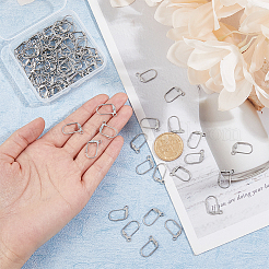 100Pcs 304 Stainless Steel Leverback Earring Findings&nbsp;STAS-DC0015-93