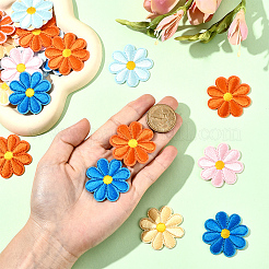 50Pcs 5 Colors Computerized Embroidery Cloth Iron on/Sew on Patches&nbsp;PATC-CY0001-17A