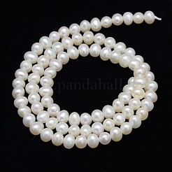 Natural Cultured Freshwater Pearl Beads Strands&nbsp;PEAR-L001-F-13