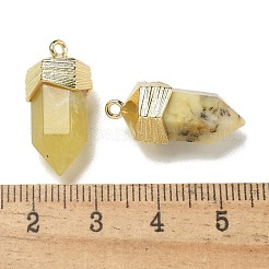Natural Yellow Opal Faceted Pendants&nbsp;G-G181-03G-06