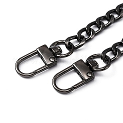 Iron Curb Chain Purse Extender Chains&nbsp;FIND-WH0046-32B