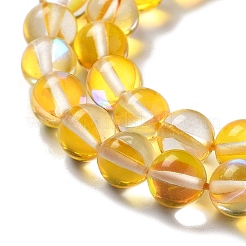 Synthetic Moonstone Beads Strands&nbsp;G-P528-J02-11