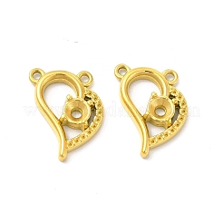 Ion Plating(IP) 304 Stainless Steel Pendant Rhinestone Settings&nbsp;STAS-F284-23G