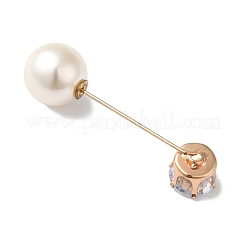 Zinc Alloy Rhinestone Lapel Pins&nbsp;JEWB-K010-03-KCG