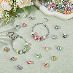 120Pcs Resin European Beads&nbsp;RPDL-SP0001-03