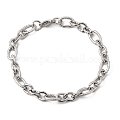 201 Stainless Steel Figaro Chain Bracelets for Men&nbsp;STAS-T077-13P