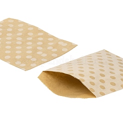 100Pcs 4 Patterns Eco-Friendly Kraft Paper Bags&nbsp;CARB-LS0001-02A