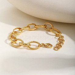 304 Stainless Steel Cable Chains Bracelets for Women&nbsp;FS-WG734A4-01