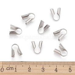 Tarnish Resistant Stainless Steel Bead Tips&nbsp;LS-STAS-R062-4mm