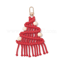 Christmas Tree Cotton Pendant Decoration&nbsp;HJEW-TA00407