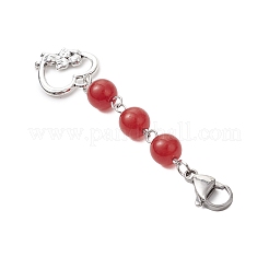 Heart Alloy Pendant Decorations&nbsp;HJEW-JM02926