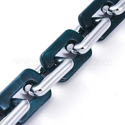 Handmade Acrylic Cable Chains&nbsp;AJEW-JB00674-01