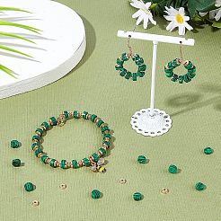 1Strand Synthetic Malachite Beads Strands&nbsp;G-NB0003-30