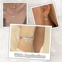 30Pcs 15 Styles 201 Stainless Steel Pendants&nbsp;STAS-CJ0003-18