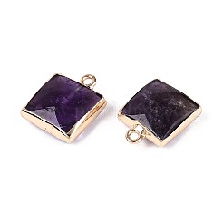 Natural Amethyst Faceted Pendants&nbsp;G-T139-95C