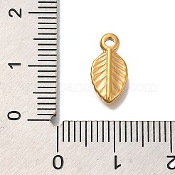 Ion Plating(IP) 304 Stainless Steel Charms&nbsp;STAS-P371-029G
