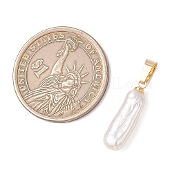 Baroque Natural Keshi Pearl Pendants&nbsp;PALLOY-JF05100