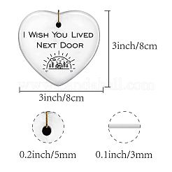 1Pc Handmade Porcelain Big Pendants&nbsp;AJEW-CN0002-04E