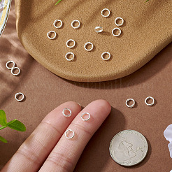 925 Sterling Silver Split Jump Rings&nbsp;STER-TA0001-48D