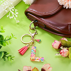 Fruit Series Letter Resin Keychains&nbsp;KEYC-TAC0033-02L