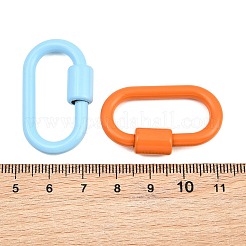 Spray Painted Alloy Locking Carabiner&nbsp;AL-CBAA02B-04