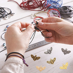 60Pcs 6 Colors Alloy Pendant&nbsp;FIND-GO0001-19
