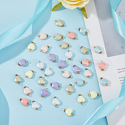 100Pcs Spray Painted Acrylic Pendants&nbsp;FIND-DC0006-51