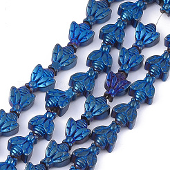 Electroplate Non-magnetic Synthetic Hematite Beads Strands&nbsp;G-S352-06