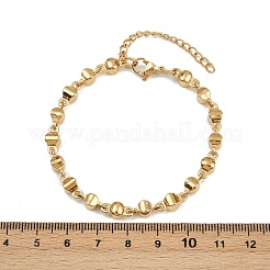 304 Stainless Steel Link Bracelets for Women&nbsp;BJEW-Z143-09G