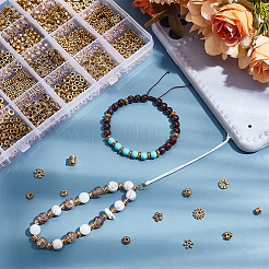 1200Pcs 24 Styles Tibetan Style Alloy Beads Sets&nbsp;TIBEB-PH0005-10