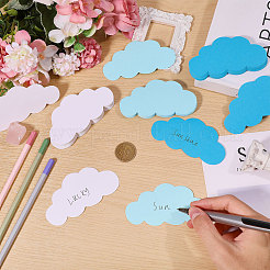 320Pcs 3 Colors Cloud Shape Blank Bulletin Board&nbsp;DIY-CA0008-29