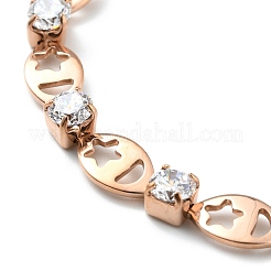 Crystal Cubic Zirconia Tennis Bracelet&nbsp;BJEW-E108-01RG