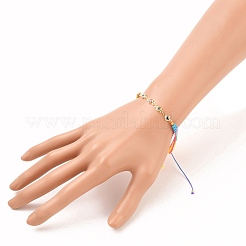 Adjustable Nylon Thread Braided Bead Bracelets&nbsp;BJEW-JB05594-02