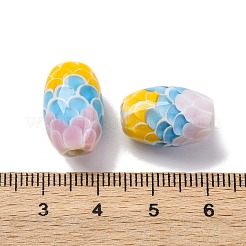 Two Tone Handmade Lampwork Beads&nbsp;LAMP-K042-01H