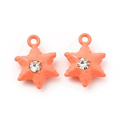 Spray Painted Alloy Pendants&nbsp;FIND-B016-02