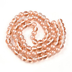 Baking Paint Transparent Glass Beads&nbsp;X1-DGLA-N011-10mm-04