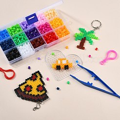 15 Colors DIY Fuse Beads Kit&nbsp;DIY-X0295-01C-5mm